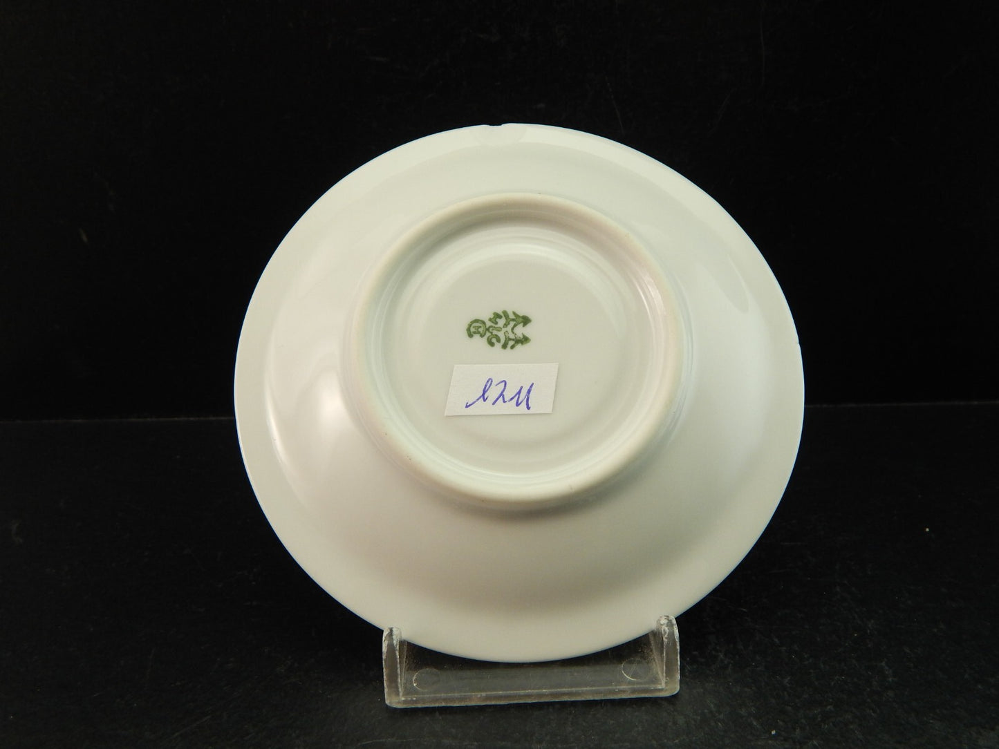 ANTICA 1945 ART DECO TAZZINA CAFFE' PORCELLANA H & C CHODAU BOHEMIA DIFETTO