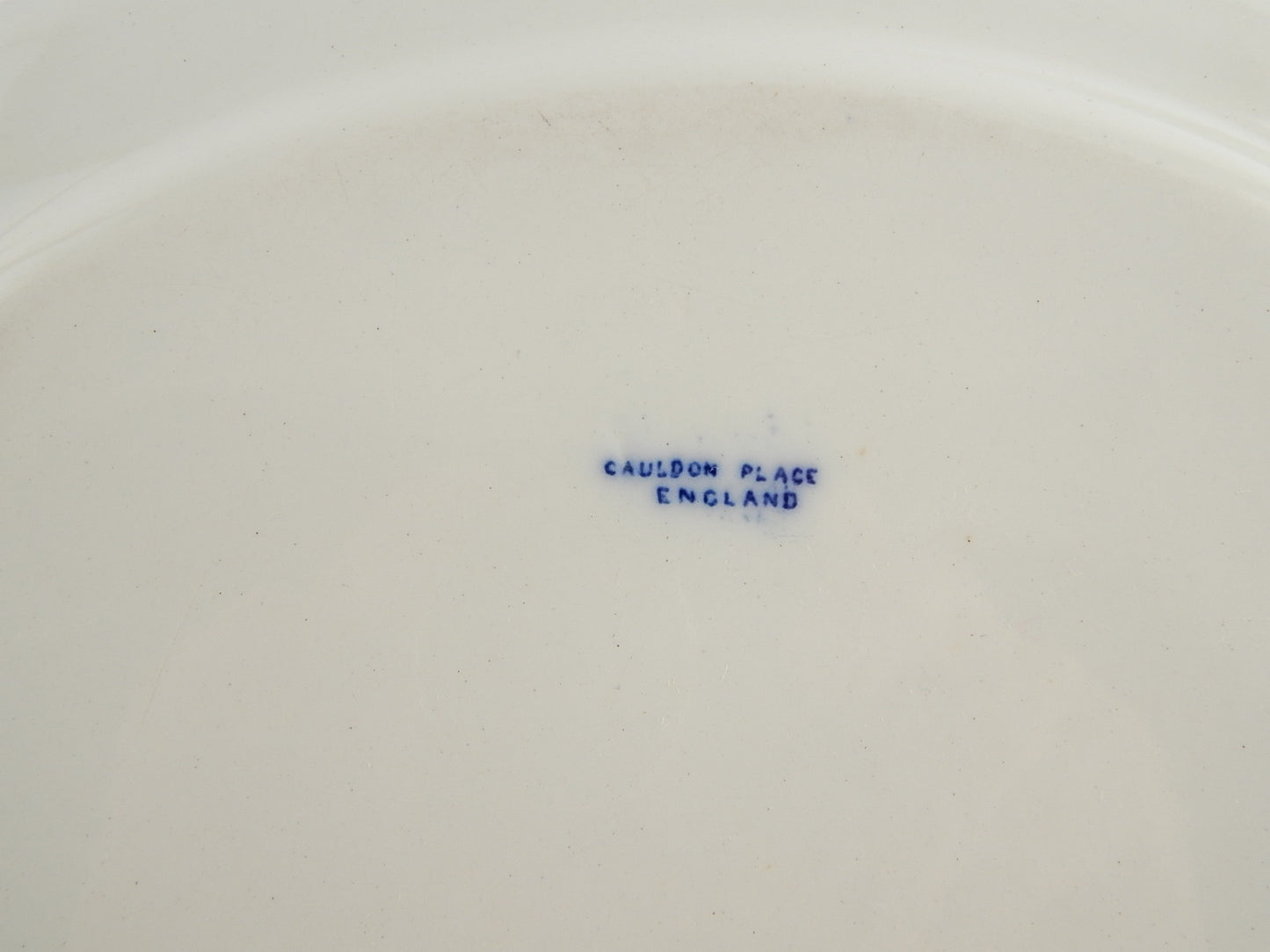 ANTICO RAVIERA VASSOIO PORCELLANA CERAMICA CAULDON PLACE ENGLAND TRAY FINE 1800