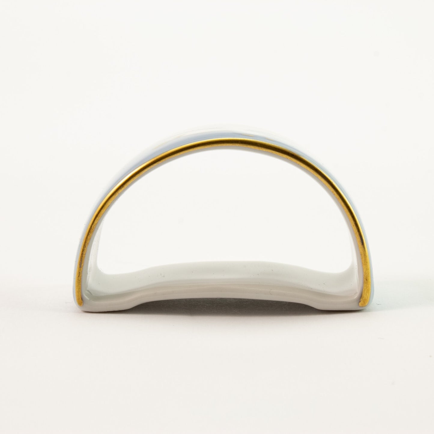 RARISSIMO PORTATOVAGLIOLO PORCELLANA E ORO ZECCHINO GABBIANI BING&GRONDAHL 567