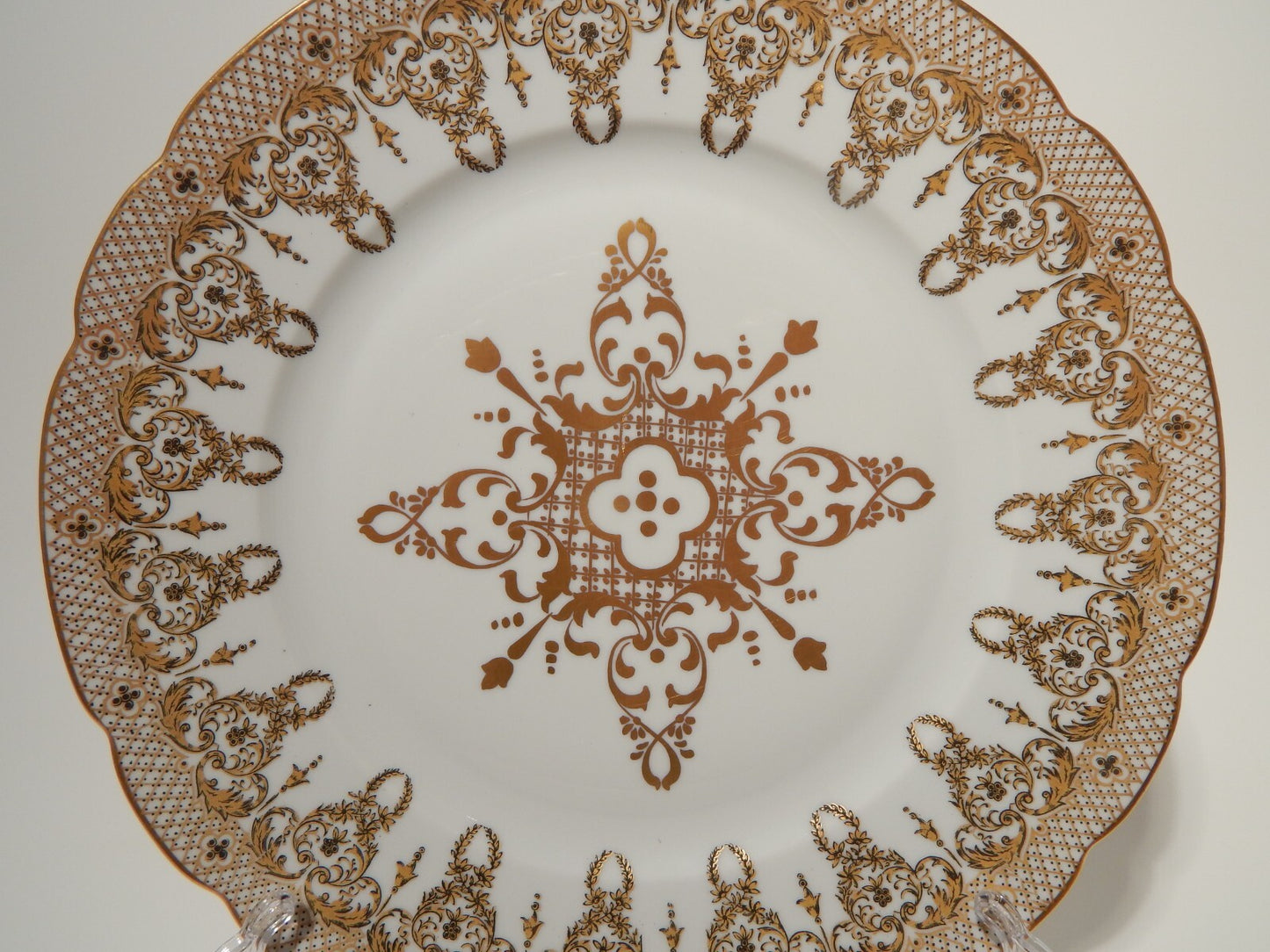 STUPENDO RARO PIATTO ART DECO BERNARDAUD & CO LIMOGES PORCELLANA ANNI 30 COLBERT