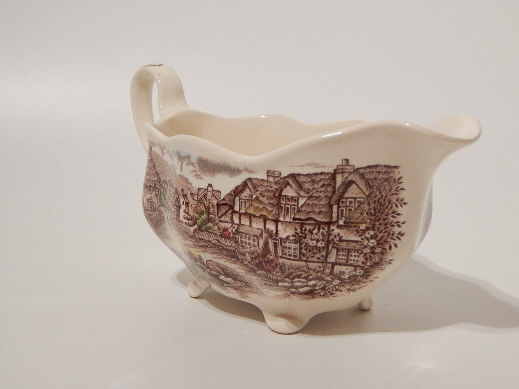 ANTICA SALSIERA SEMI PORCELLANA JOHNSON BROS OLDE ENGLISH COUNTRYSIDE