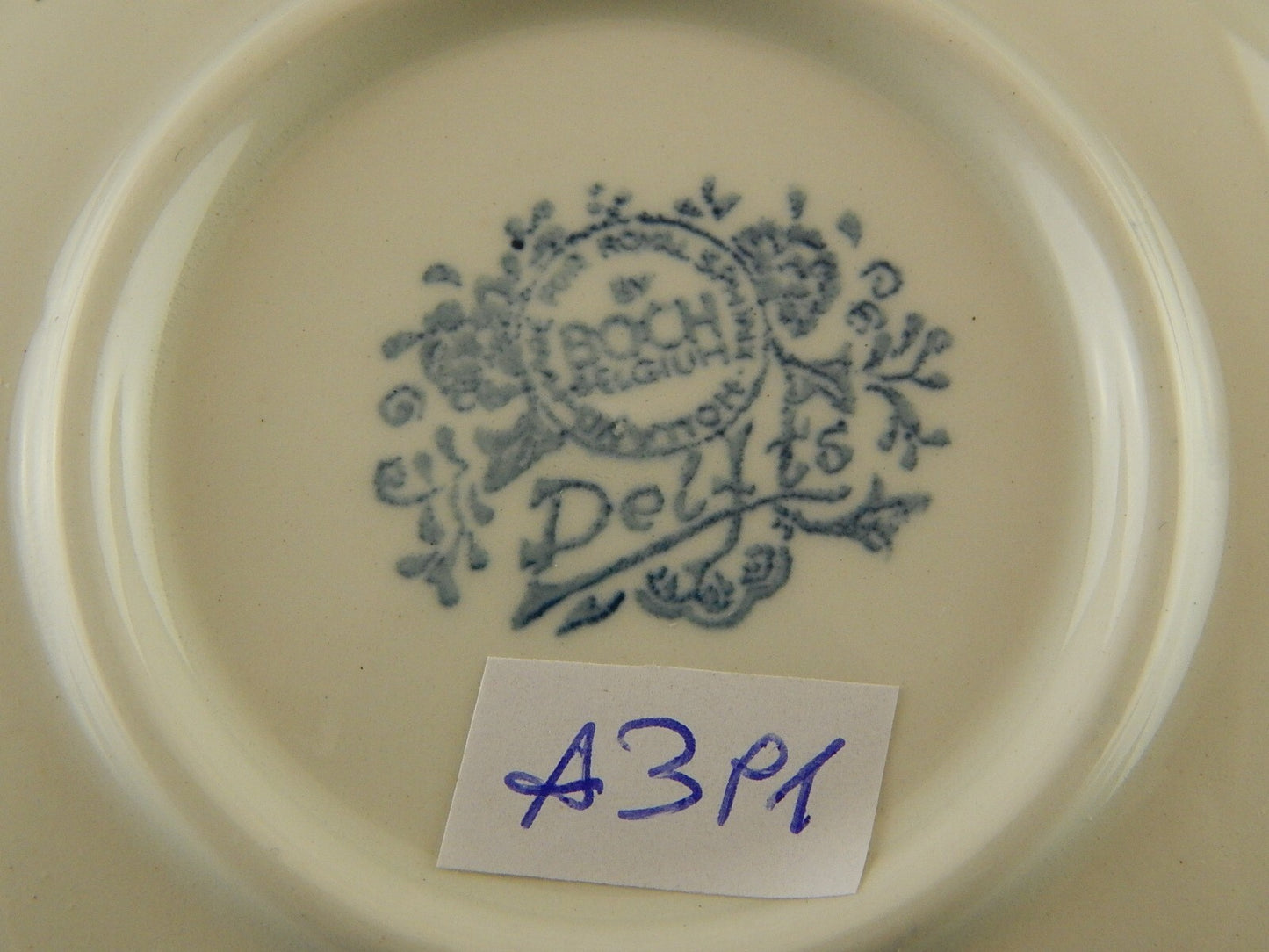 PIATTO DELFTS CERAMICA FOR ROYAL SPHYNX HOLLAND BOCH FRERES LA LOUVIERE LE RHUM