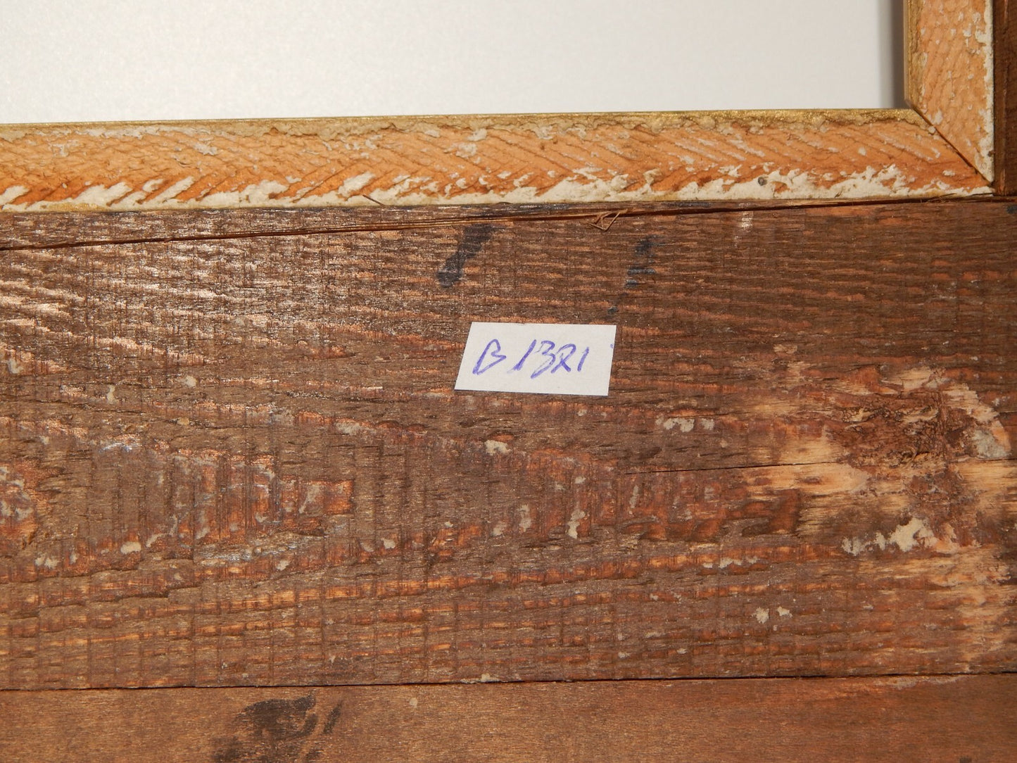 ARREDAMENTO ANTICA IMPORTANTE CORNICE IN LEGNO GHIOSCE' PERIODO ART DECO