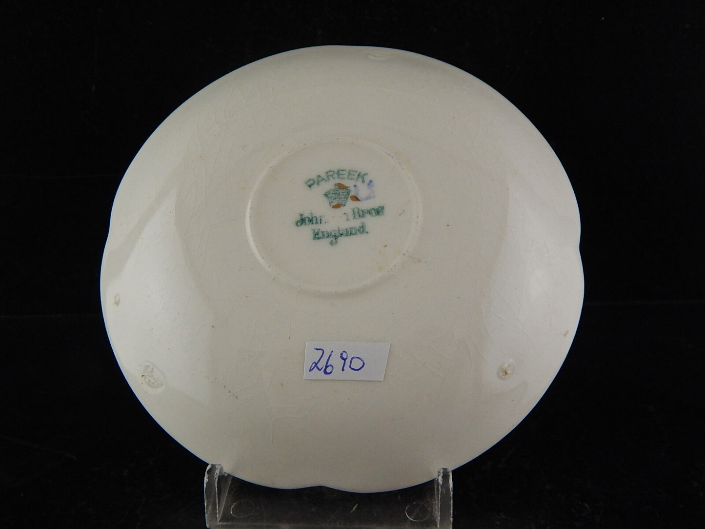 ANTICA 1913 TAZZA PIATTINO SEMI PORCELLANA JOHNSONS BROS COLLEZIONE PAREEK #7690
