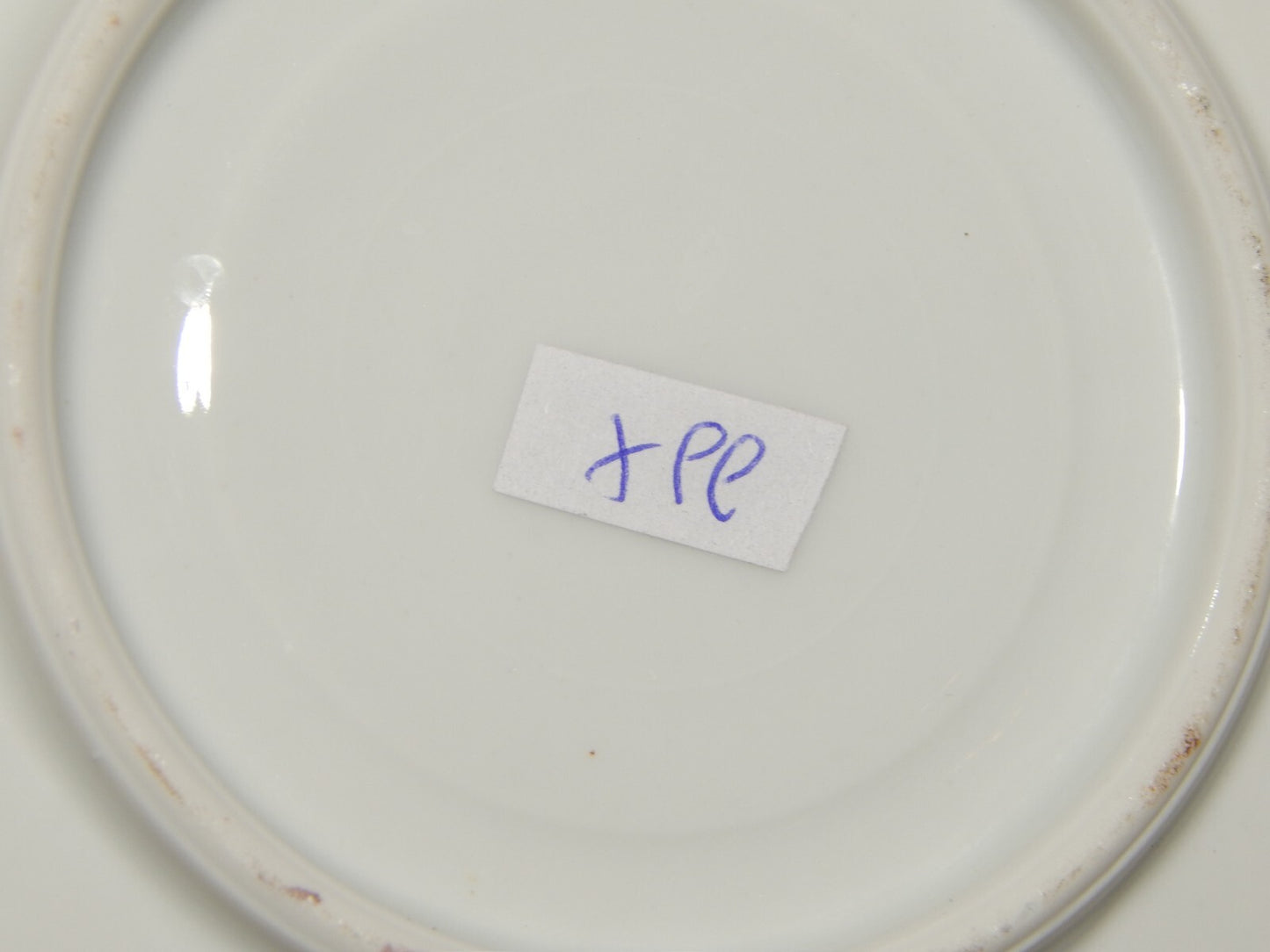 ANTICHI 4 PIATTINI SOTTO TAZZA PORCELLANA DISEGNO BLU CHINA BAVARIA