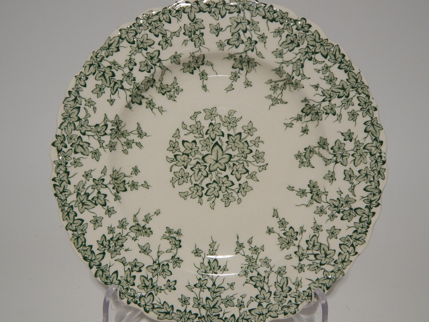 ANTICO PIATTO CROWN DUCAL SEMI PORCELLANA ADAPTATION OF EARLY ENGLISH JOY EDERA