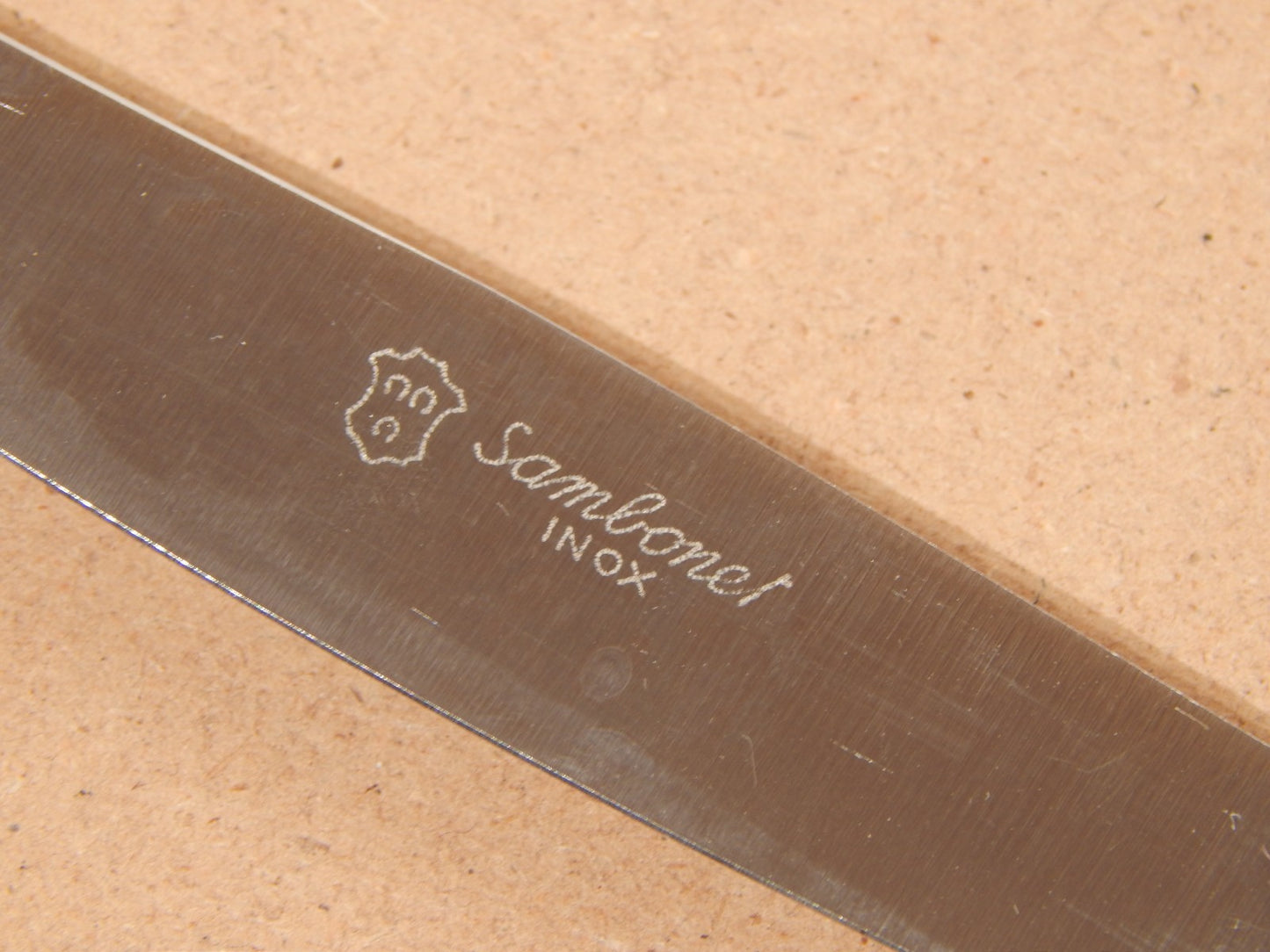 MODERNARIATO ARGENTERIA SAMBONET AS SERVIZIO POSATE ALPACCA ARGENTATE LAME INOX