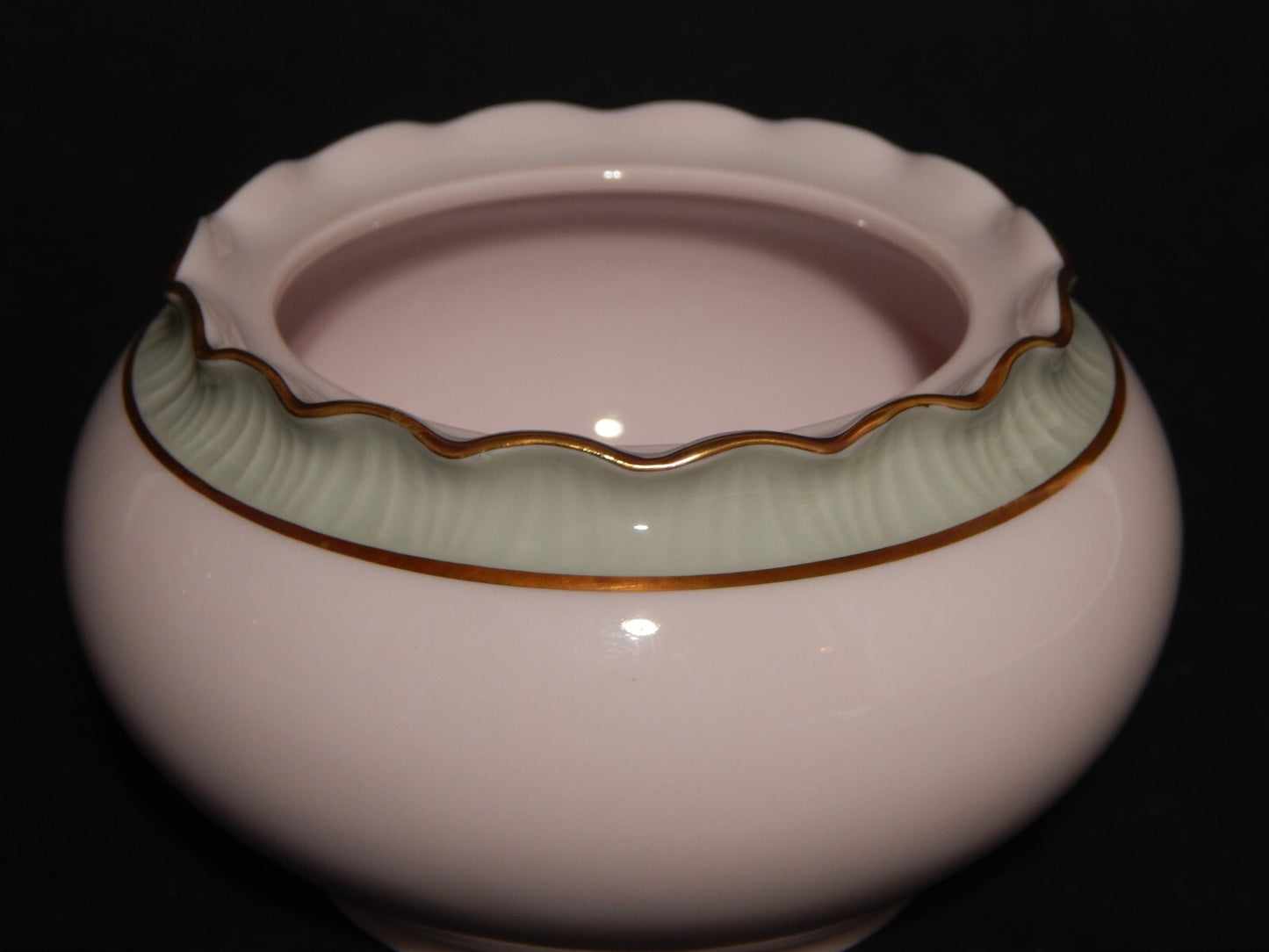 PREZIOSO SERVIZIO DA TÈ PORCELLANA HUTSCHENREUTHER PORCELAINE ROSE ROSA ANTICO