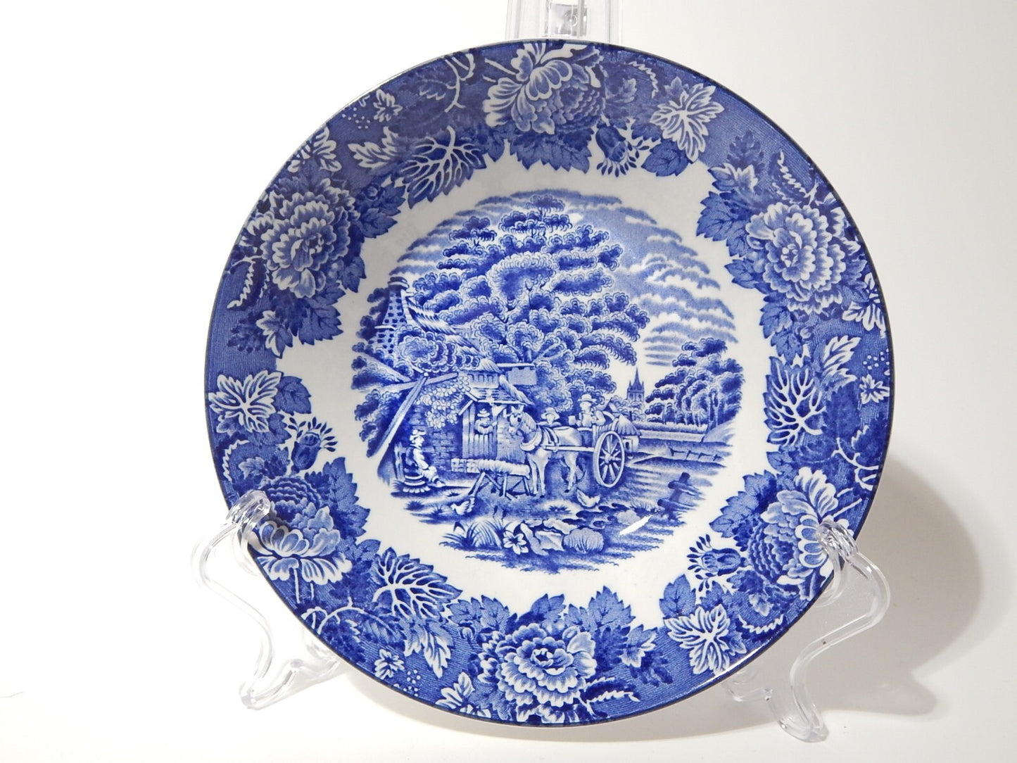 VINTAGE ENOCH WOOD'S ENGLISH SCENERY WOOD&SONS CIOTOLA O INSALATIERA PORCELLANA