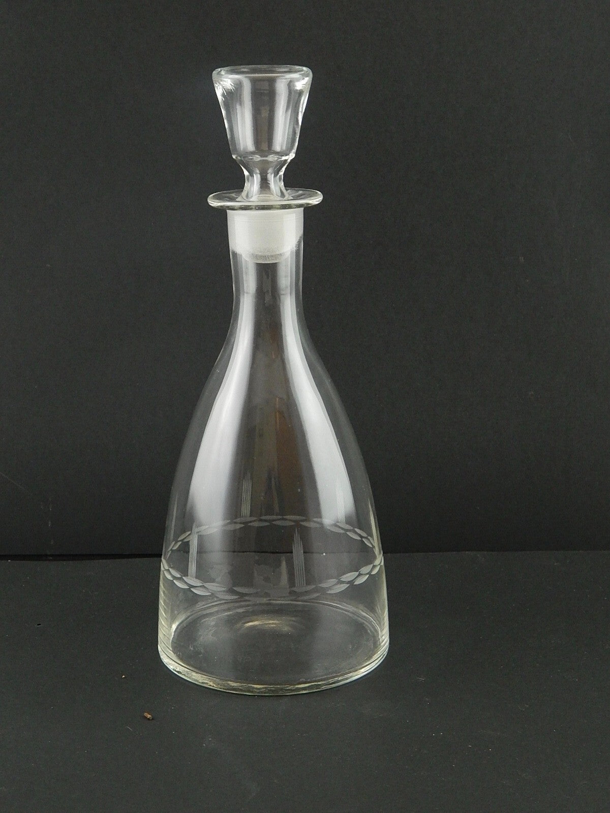 ANTICA PREZIOSA ART DECO BOTTIGLIA DECANTER CRISTALLO BOEMIA