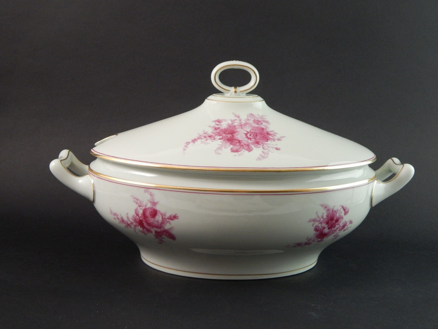 ANTICO SERVIZIO TAVOLA PIATTI PORCELLANA JOHANN HAVILAND BAVARIA DECORO SAVONA