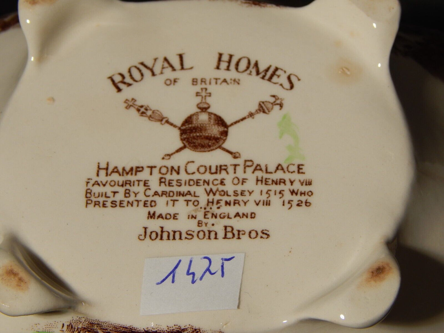 ANTICA TEIERA PORCELLANA JOHNSON BROS ROYAL HOMES OF BRITAIN HAMPTON COURT