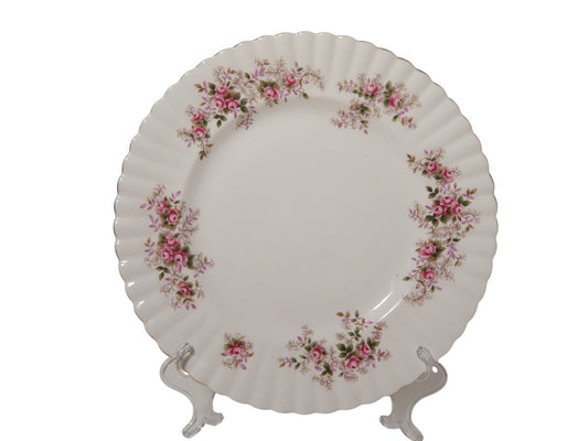 PORCELLANA ROYAL ALBERT DECORO LAVENDER ROSE VINTAGE PIATTO PIANO 26 CM