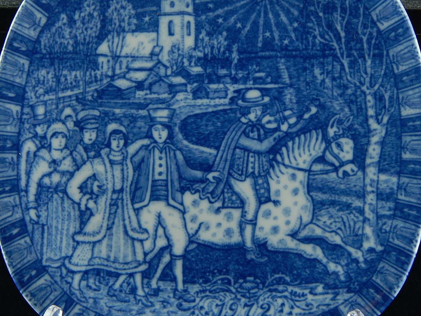 RORSTRAND PIATTO PORCELLANA NATALE 1972 PORCELAIN CHRISTMAS PLATE COLLEZIONE NEW