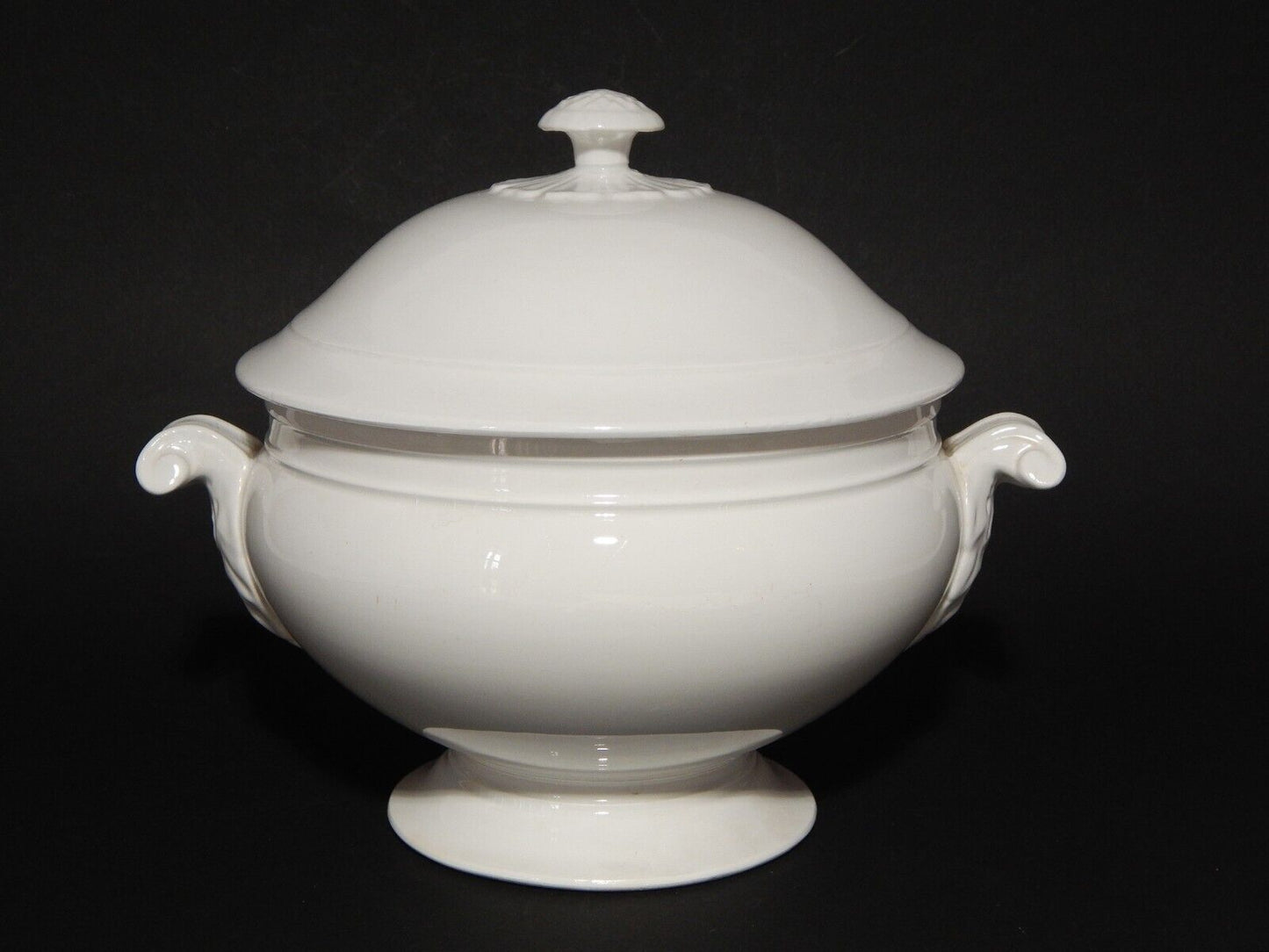 ANTICA ZUPPIERA STILE IMPERO CENTROTAVOLA CERAMICA ITALIA LAVENO VERBANUM STONE