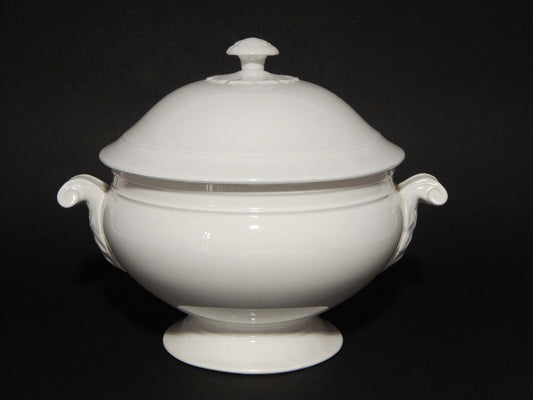 ANTICA ZUPPIERA STILE IMPERO CENTROTAVOLA CERAMICA ITALIA LAVENO VERBANUM STONE