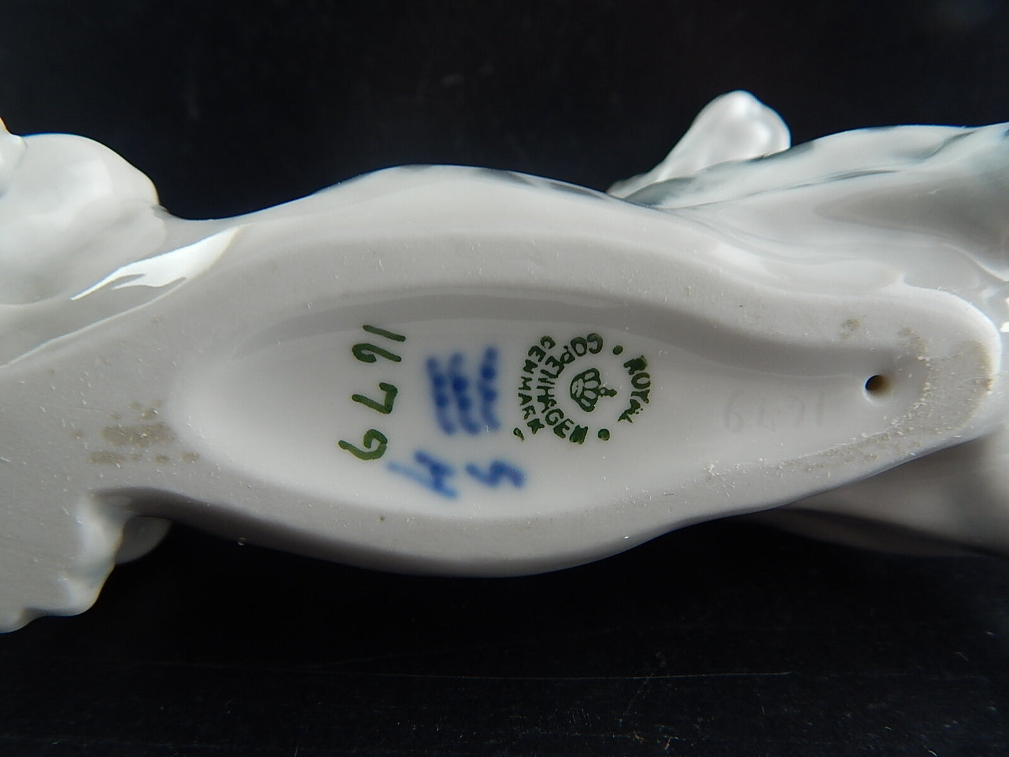 VINTAGE ROYAL COPENHAGEN AUTENTICA STATUINA PORCELLANA ALANO ARLECCHINO SEDUTO