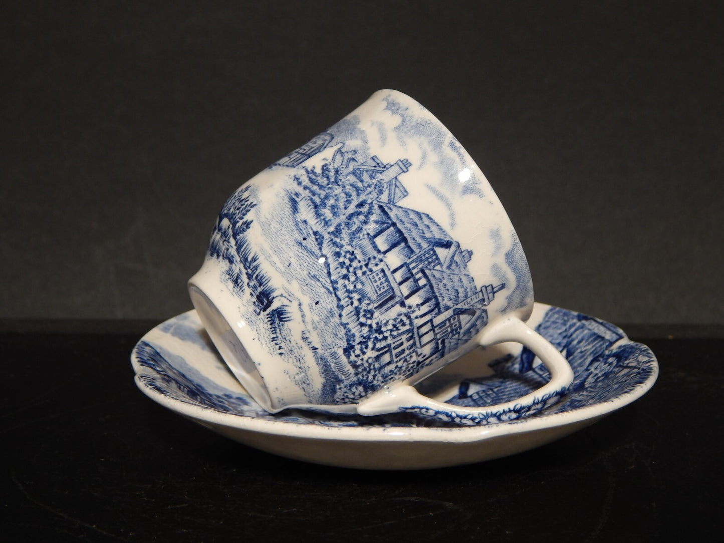 ANTICA TAZZINA CAFFE' SEMI PORCELLANA JOHNSON BROS OLDE ENGLISH COUNTRYSIDE 1354