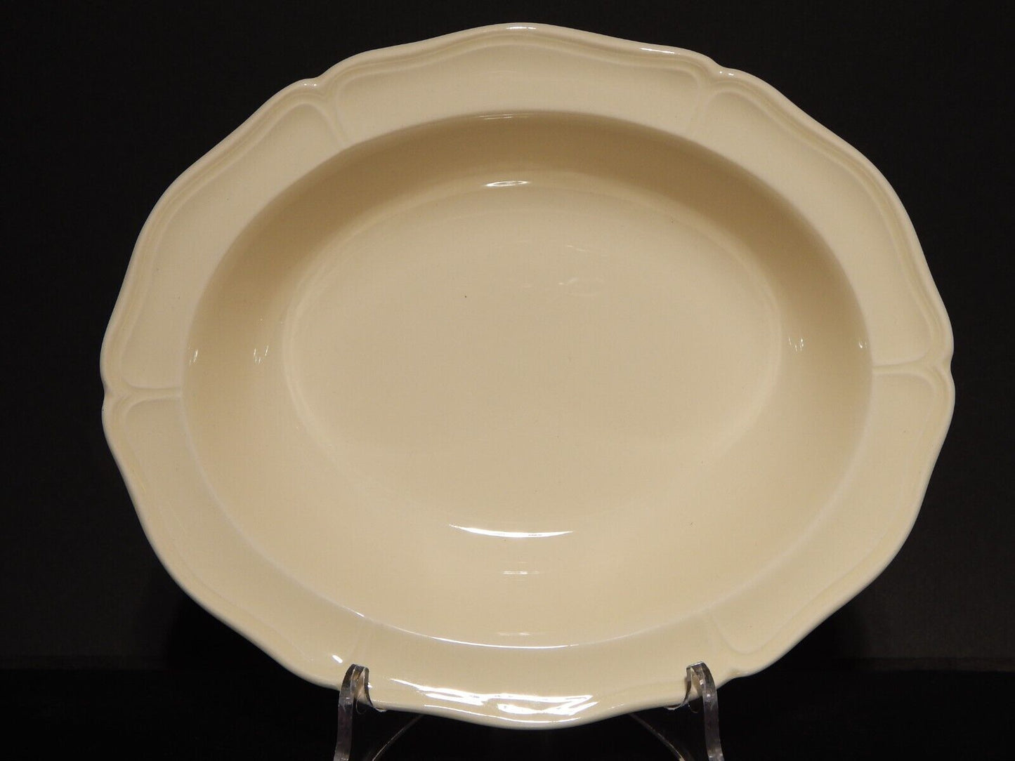 VINTAGE CERAMICA WEDGWOOD ETRURIA BARLASTON QUEENS SHAPE CIOTOLA OVALE FRUTTIERA