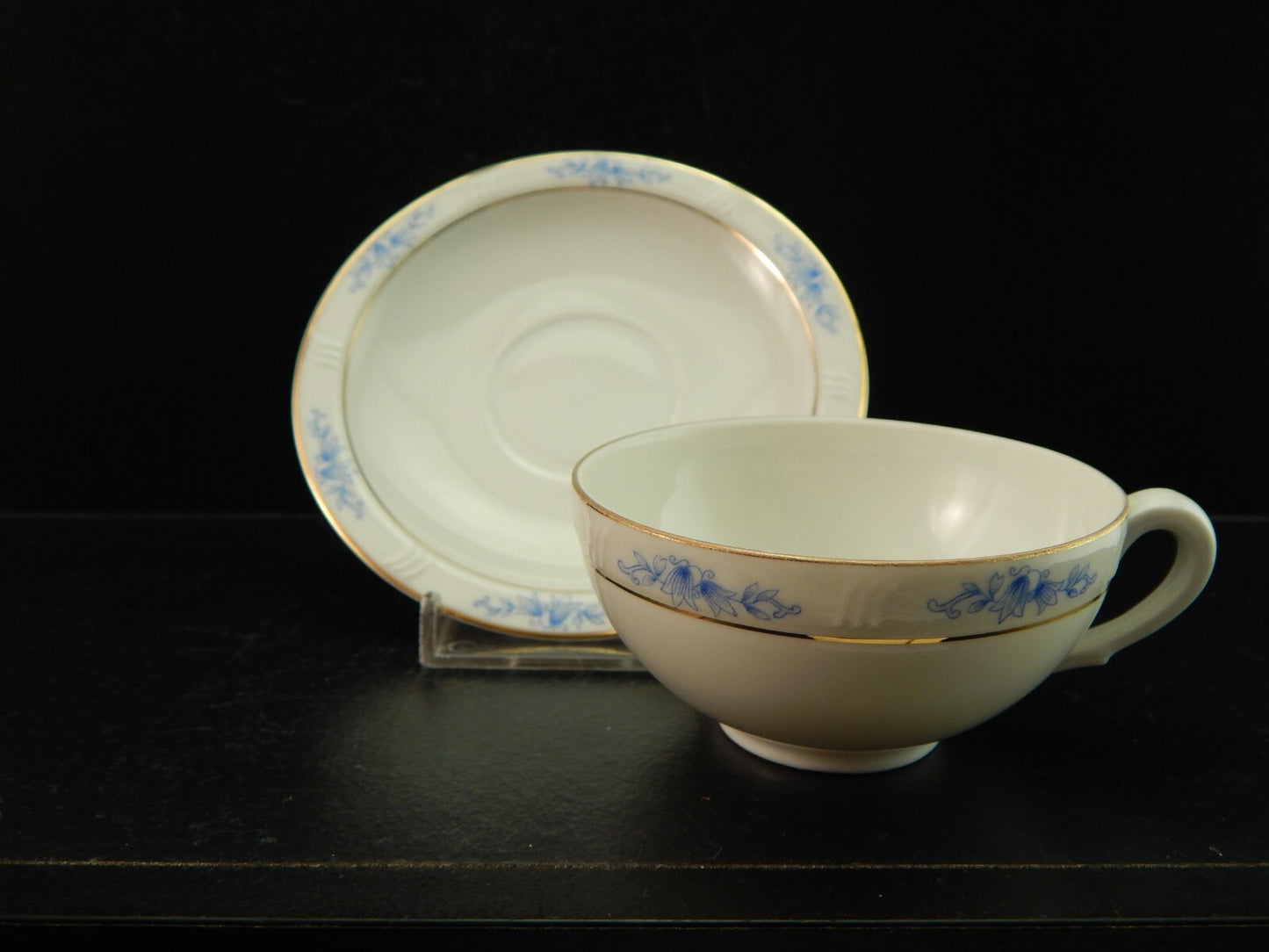 ANTICA 1945 ART DECO PREZIOSO TAZZINA CAFFE' PORCELLANA H & C CHODAU BOHEMIA