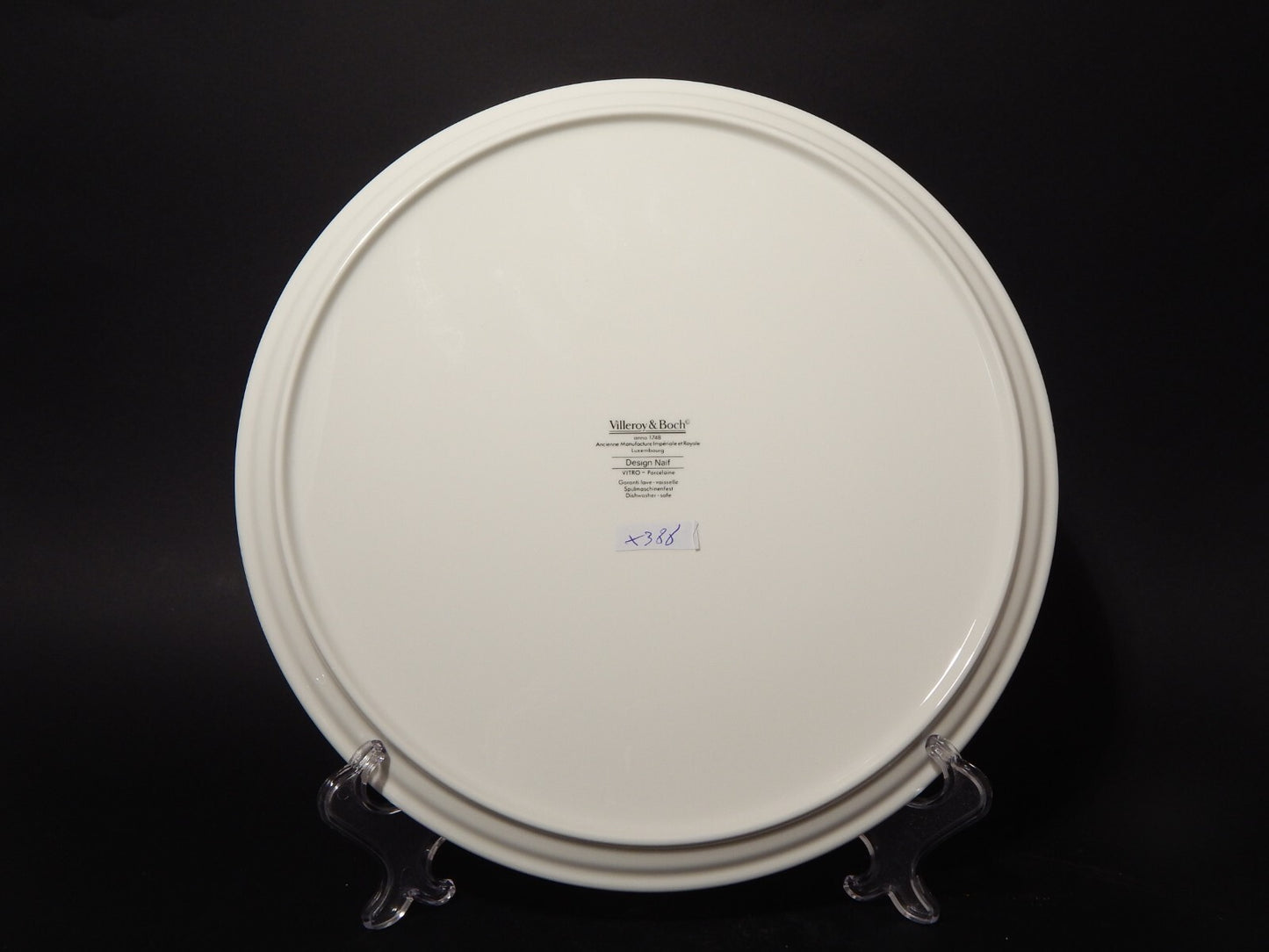 VILLEROY&BOCH PIATTO TORTA VASSOIO PORCELLANA COLLEZIONE NAIF LAPLAU CM 31