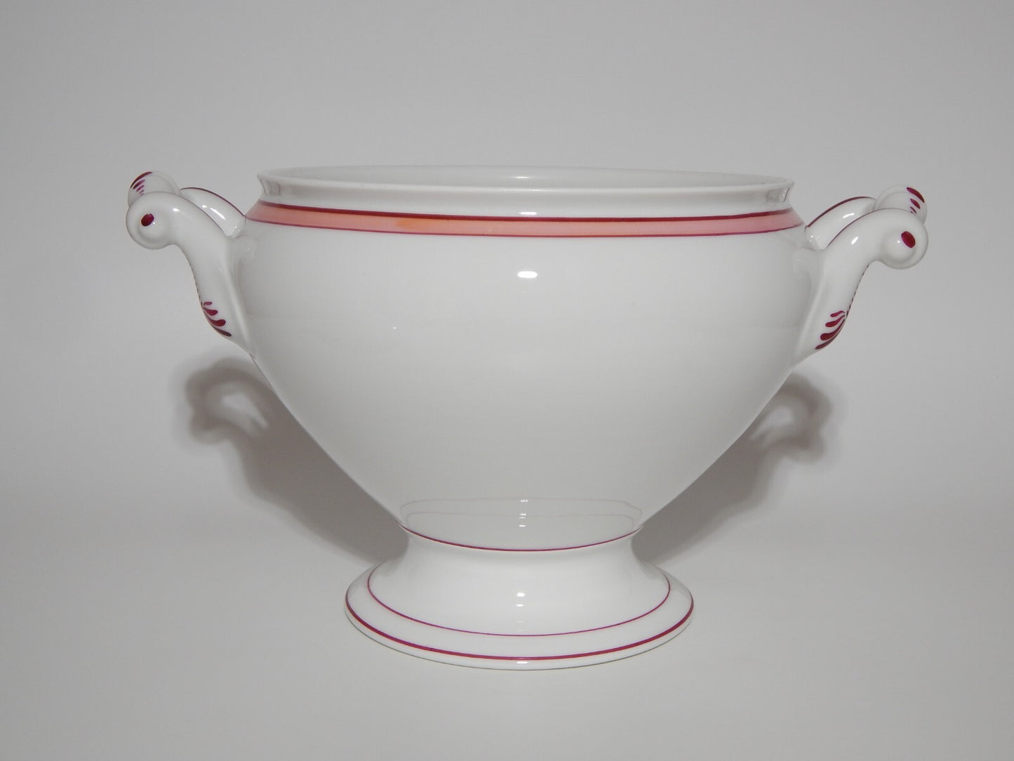 ANTICA PROBABILE MANIFATTURA HAVILAND ZUPPIERA CENTROTAVOLA PORCELLANA FINE 800