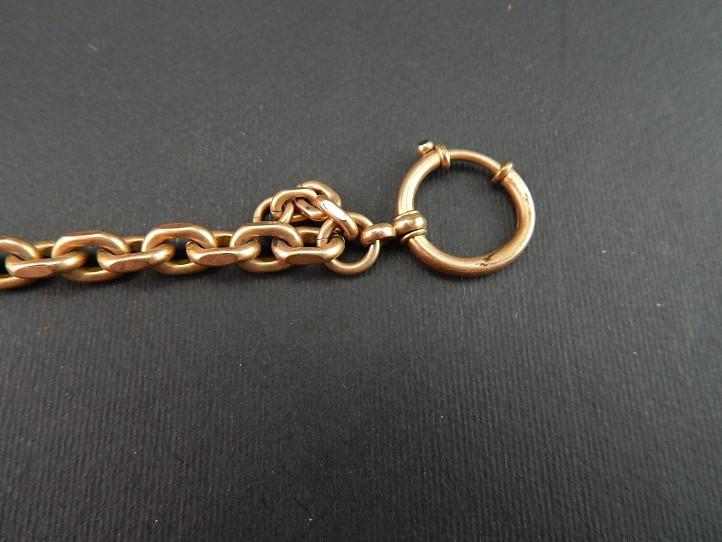 ANTICA CATENA OROLOGIO METALLO COLOR RAME CM 25 A969