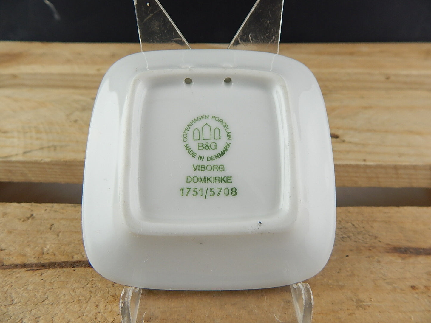 ROYAL COPENHAGEN BING&GRONDAHL PLAQUETTE PIATTO PORCELLANA VIBORG DOMKIRKE