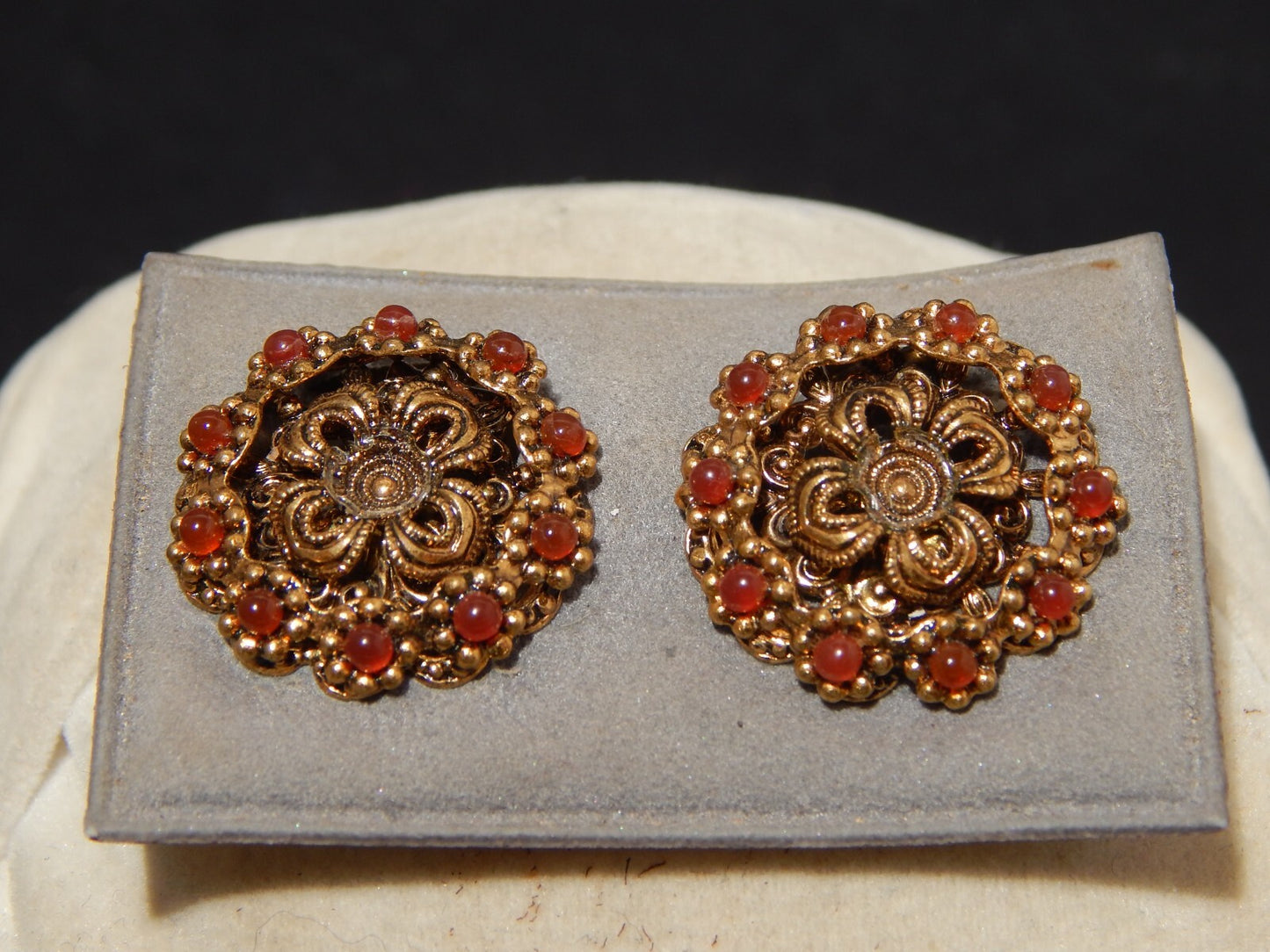 VINTAGE ORECCHINI ANNI 60 GIOIELLI BIJOUX ACCESSORI