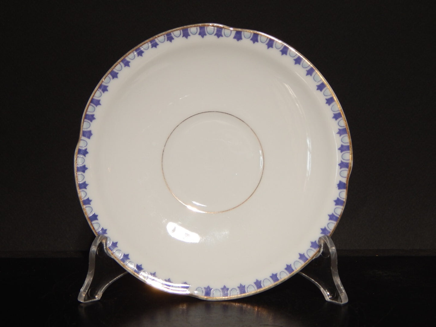 ANTICO LIBERTY DEL 1910 SERVIZIO 6 TAZZE TE' PORCELLANA J.Z.& CO PRE-ROSENTHAL