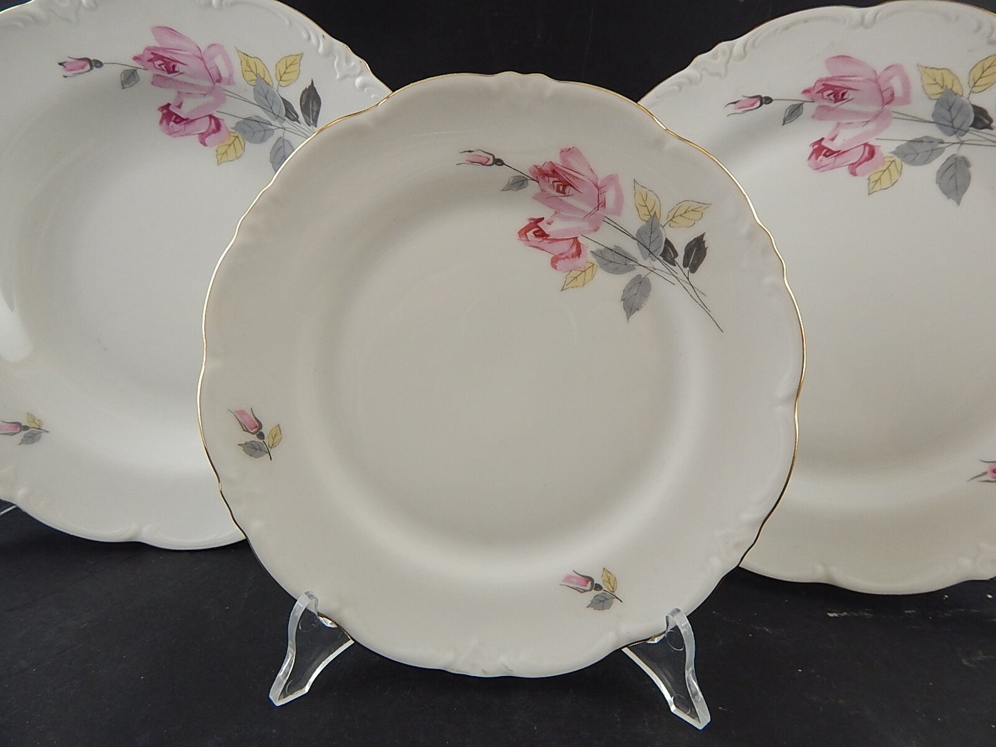 ANTICO ROCAILLE SERVIZIO TAVOLA PIATTI PORCELLANA SCHIRNDING BAVARIA THERESIA