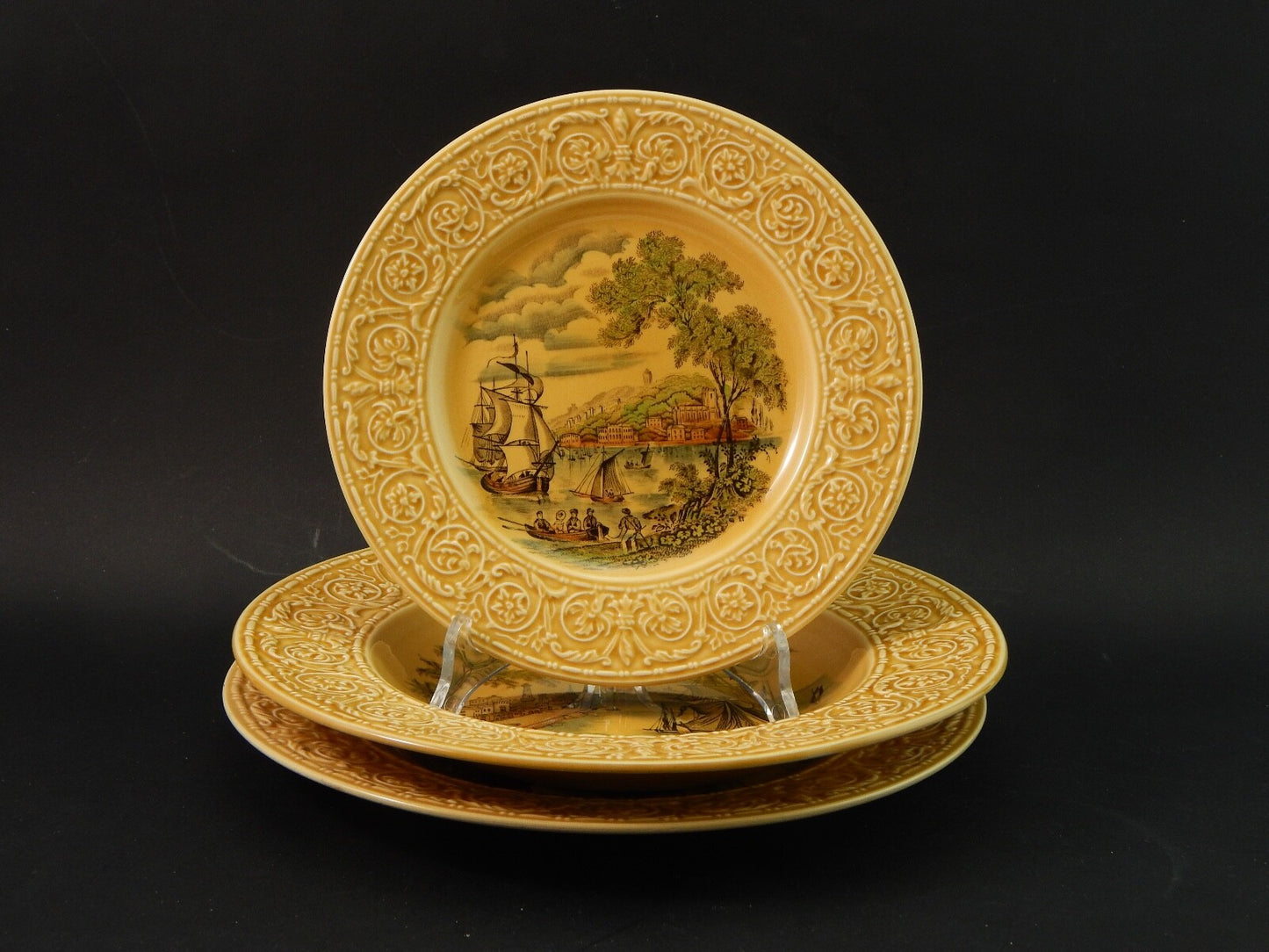 VINTAGE SERVIZIO 18 PIATTI ROYAL STAFFORDSHIRE CERAMICS ENGLAND SAFE HARBOUR