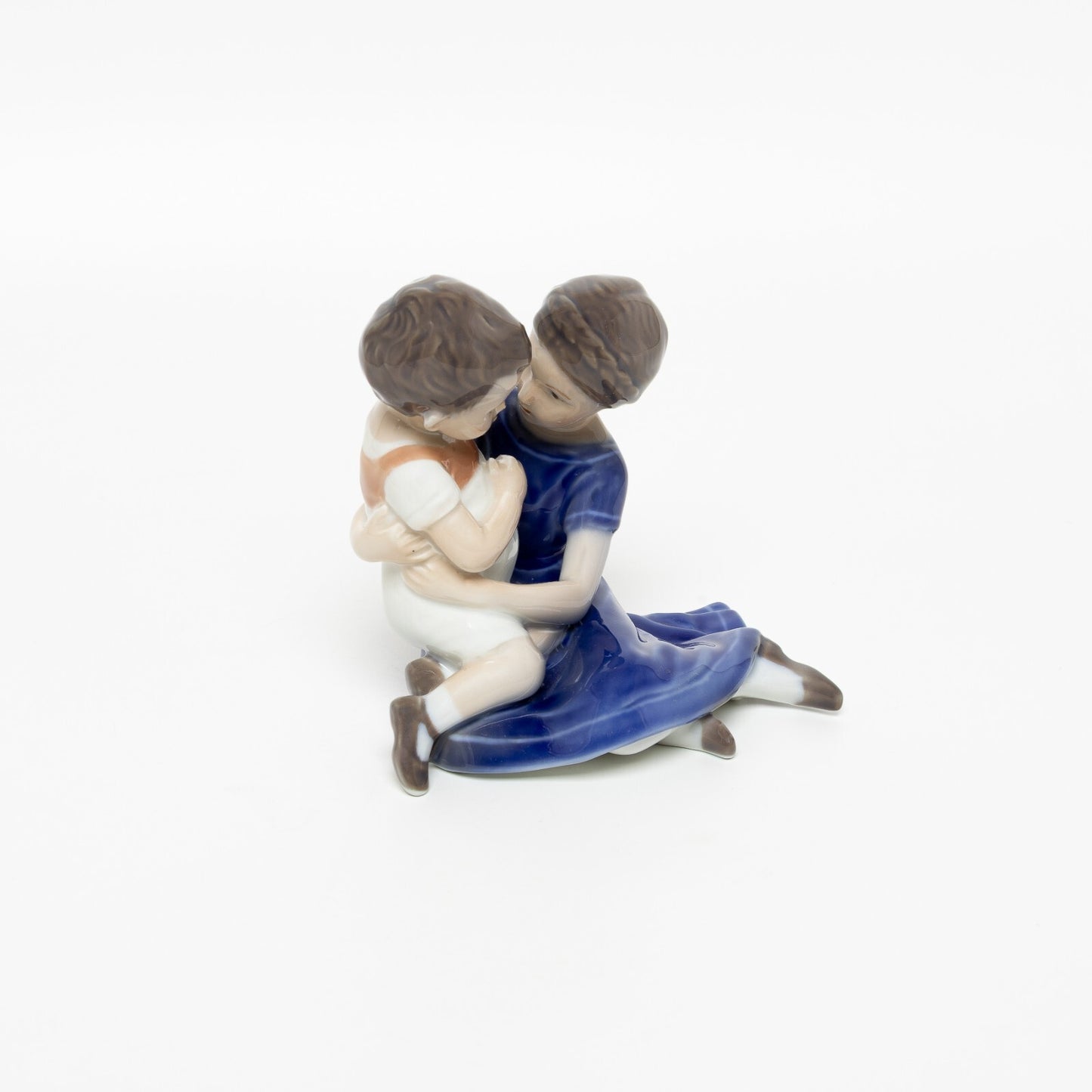 STATUINA PORCELLANA ROYAL COPENHAGEN "Fratello e Sorella" COD 403 CM 12x12x9