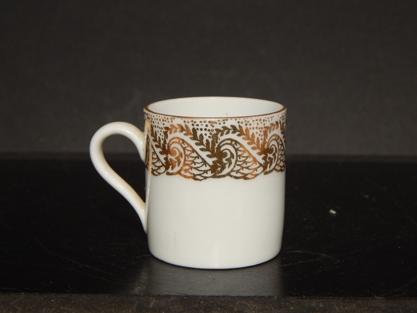 ANTICA TAZZINA MINIATURA PORCELLANA IMPERO MARCHIO VIENNA NUMERATA COLLEZIONE #