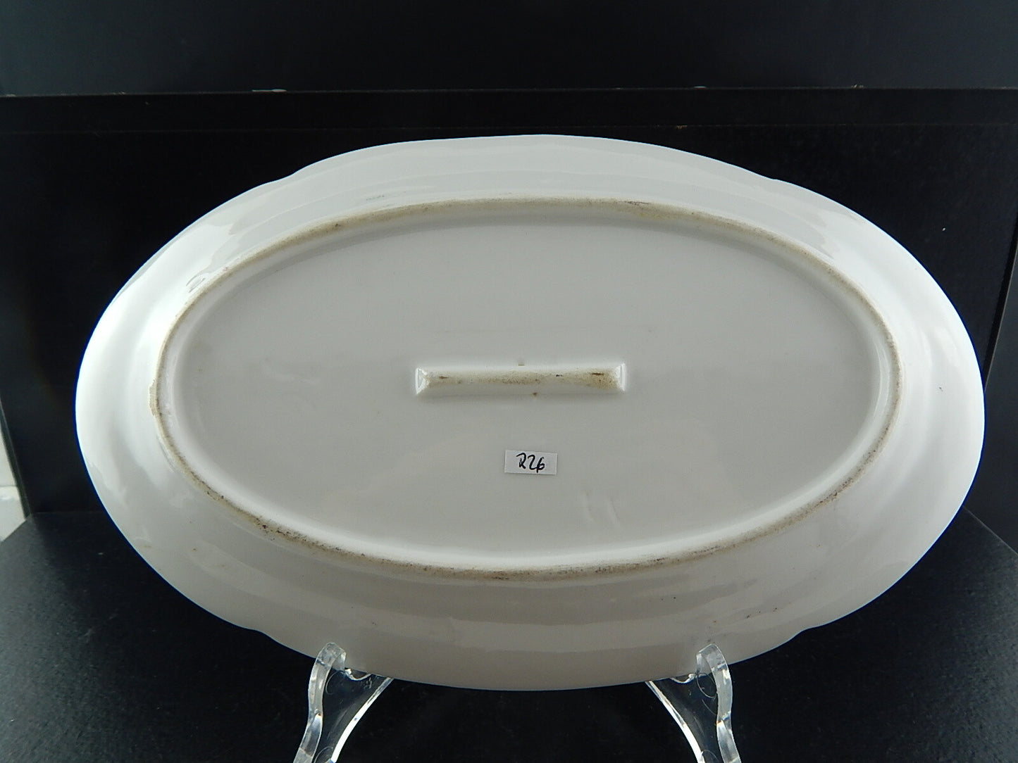 ANTICO PREZIOSO VASSOIO PORCELLANA ART NOUVEAU 1904 ALFRED HACHE&CO