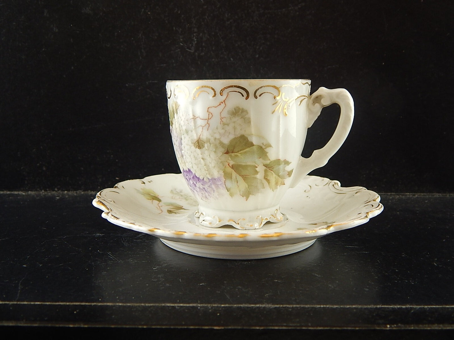 ANTICA PREZIOSA TAZZINA PORCELLANA BOEMA ART NOUVEAU PFEIFFER LOWENSTEIN A86