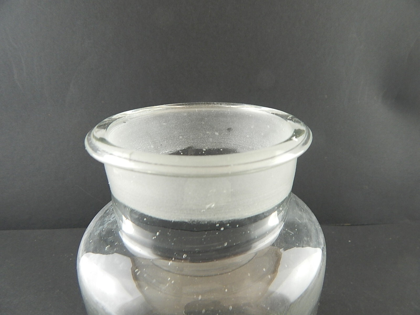 ANTICO VASO ALBARELLO VETRO SOFFIATO ALTARE FARMACIA DROGHERIA A128