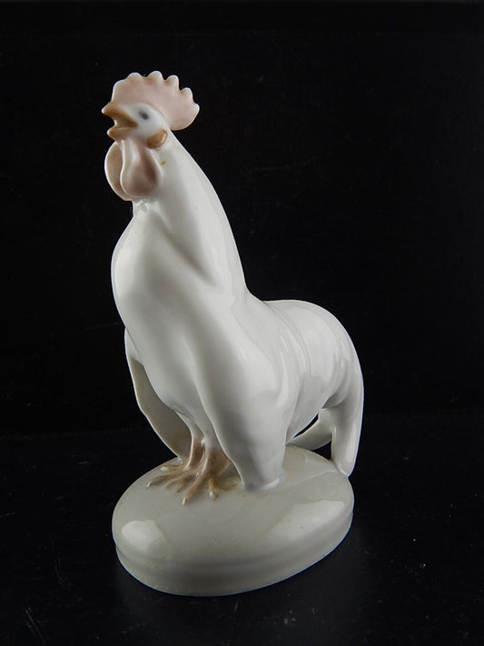 ANTICA STATUINA PORCELLANA ROYAL COPENHAGEN THE COCK IL GALLO CHRISTIAN THOMSEN