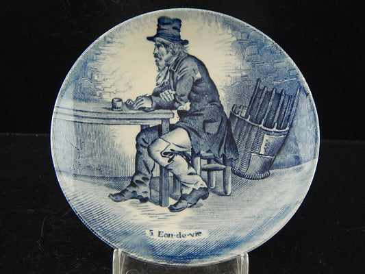 PIATTO DELFTS CERAMICA ROYAL SPHYNX HOLLAND BOCH FRERES LA LOUVIERE EAU DE VIE