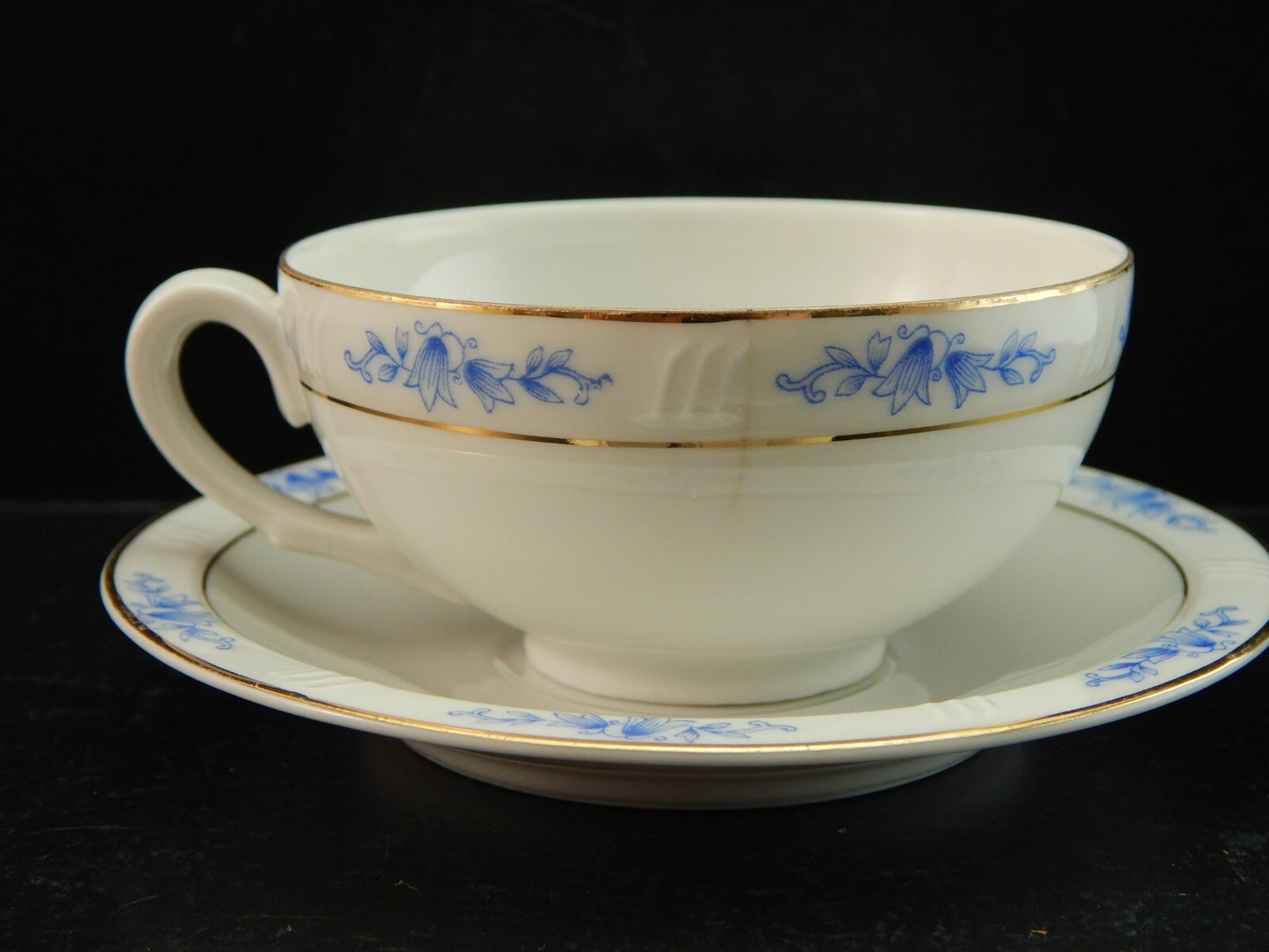 ANTICA 1945 ART DECO TAZZINA CAFFE' PORCELLANA H & C CHODAU BOHEMIA DIFETTO