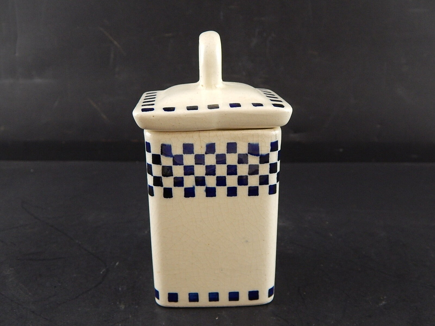 ANTICO BARATTOLO ART DECO CERAMICA CUCINA NORD EUROPA ALLEHAANDE SPEZIE MISTE