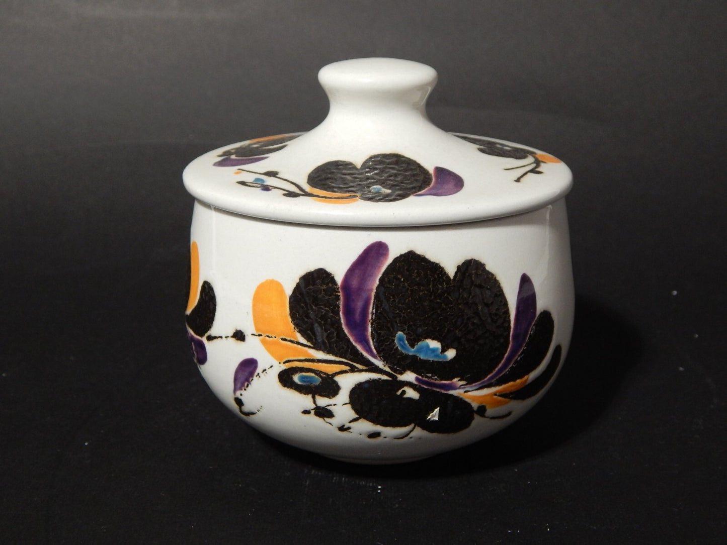 RARA ZUCCHERIERA VINTAGE PORCELLANA ROYAL COPENHAGEN DESIGN IVAN WEISS