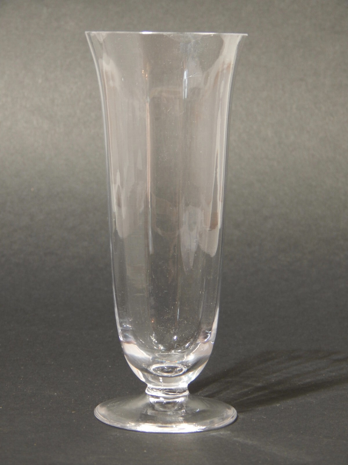 VINTAGE ELEGANTE SET 4 BICCHIERI CALICI FLUTE CRISTALLO MADE IN ITALY ANNI '60