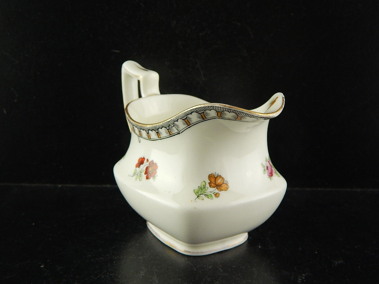 ANTICA LATTIERA PORCELLANA INGLESE MARCHIO AYNSLEY 1905-1925 POLICROMA FAGIANO