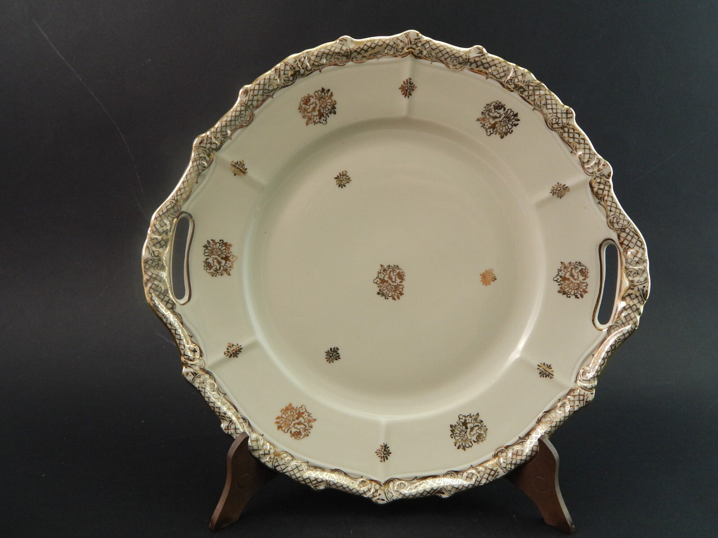 ANTICO SERVIZIO DESSERT 7 PIATTI PORCELLANA VOHENSTRAUSS BAVARIA SELTMANN