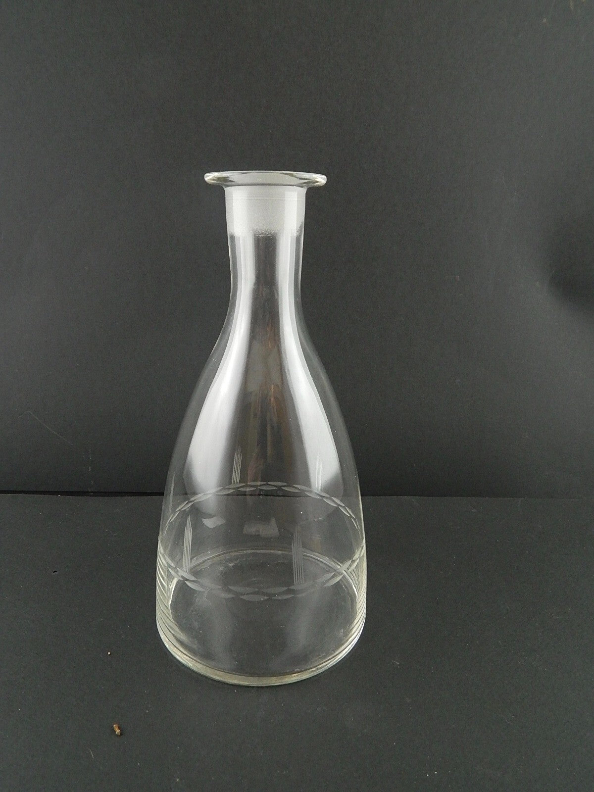 ANTICA PREZIOSA ART DECO BOTTIGLIA DECANTER CRISTALLO BOEMIA