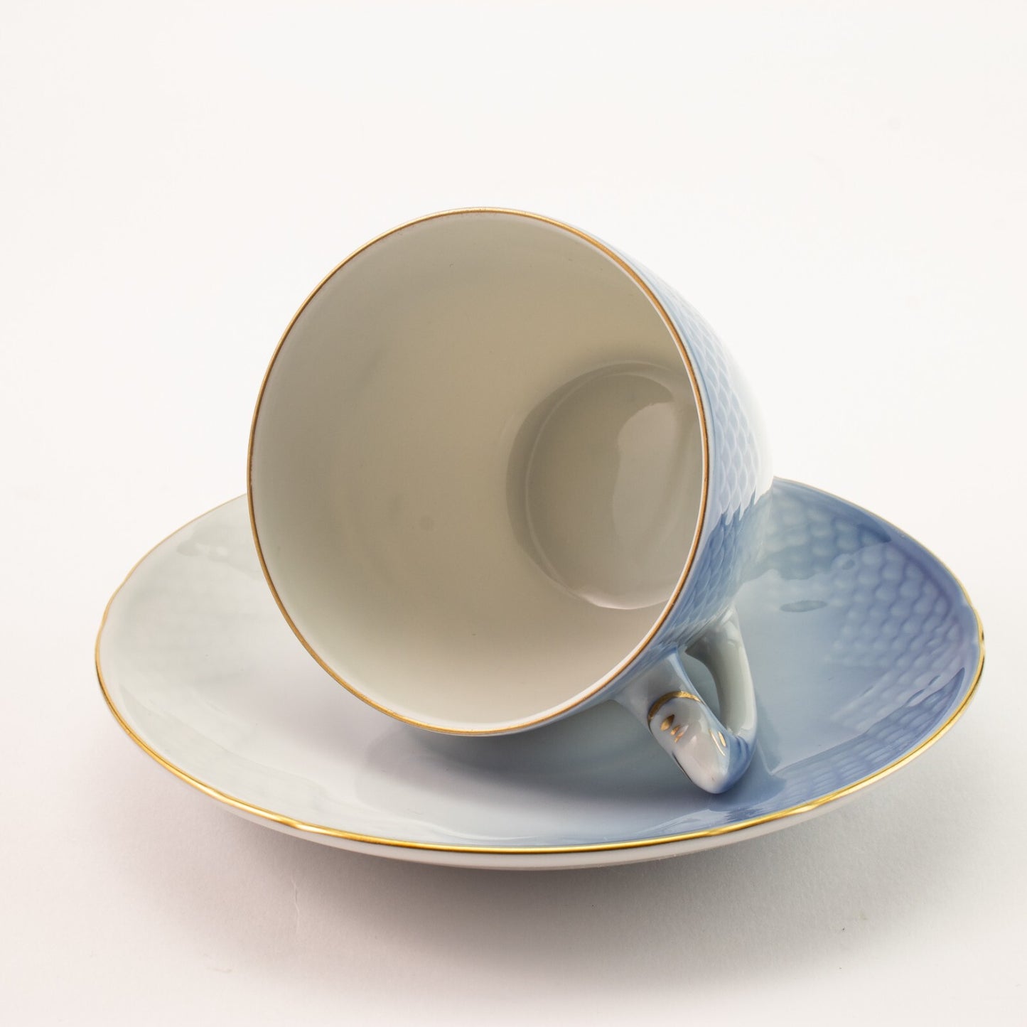 TAZZA CAFFE' PORCELLANA ORO ZECCHINO GABBIANI ROYAL COPENHAGEN BING&GRONDAHL 305