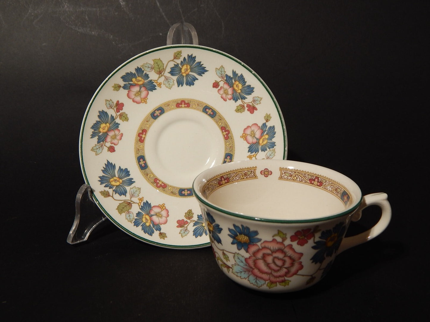 VINTAGE TAZZA TÈ PORCELLANA ORIENT DYNASTY COLLECTION BY FRANCISCAN X450