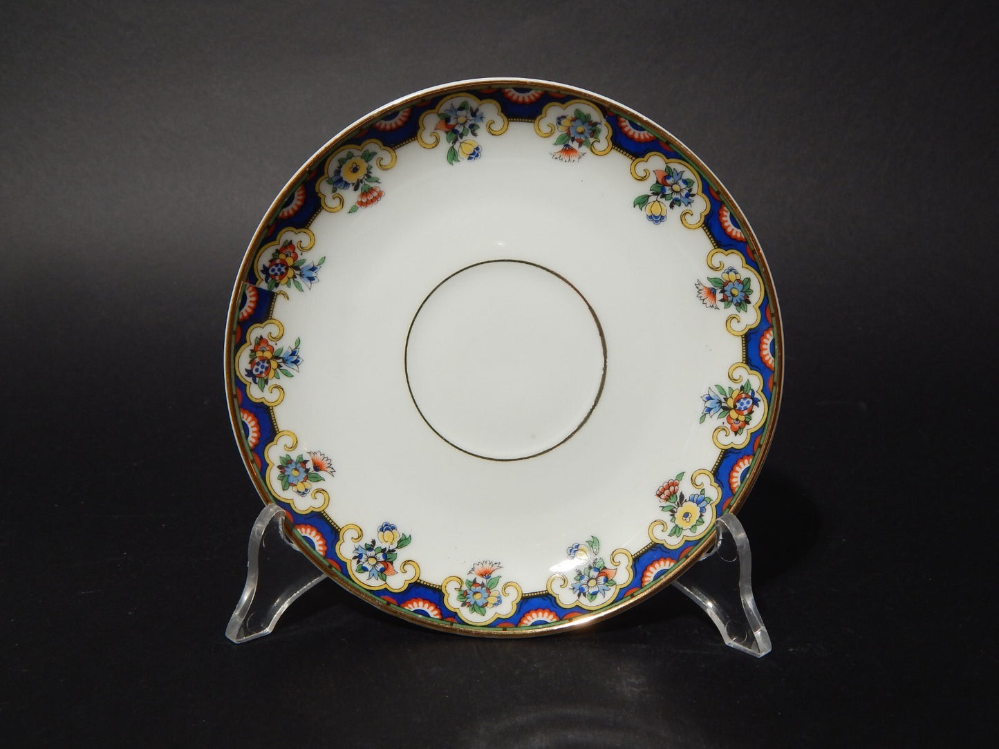 ANTICO SERVIZIO TE' PORCELLANA RICHARD GINORI CARTIGLIO PITTORIA DI DOCCIA