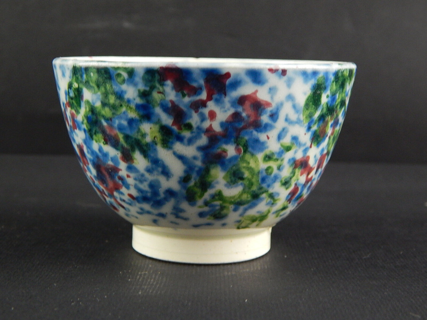 ANTICA RARA TAZZA CERAMICA J. B. CAPPELLEMANS JEMAPPES META' 800 CAMOUFLAGES